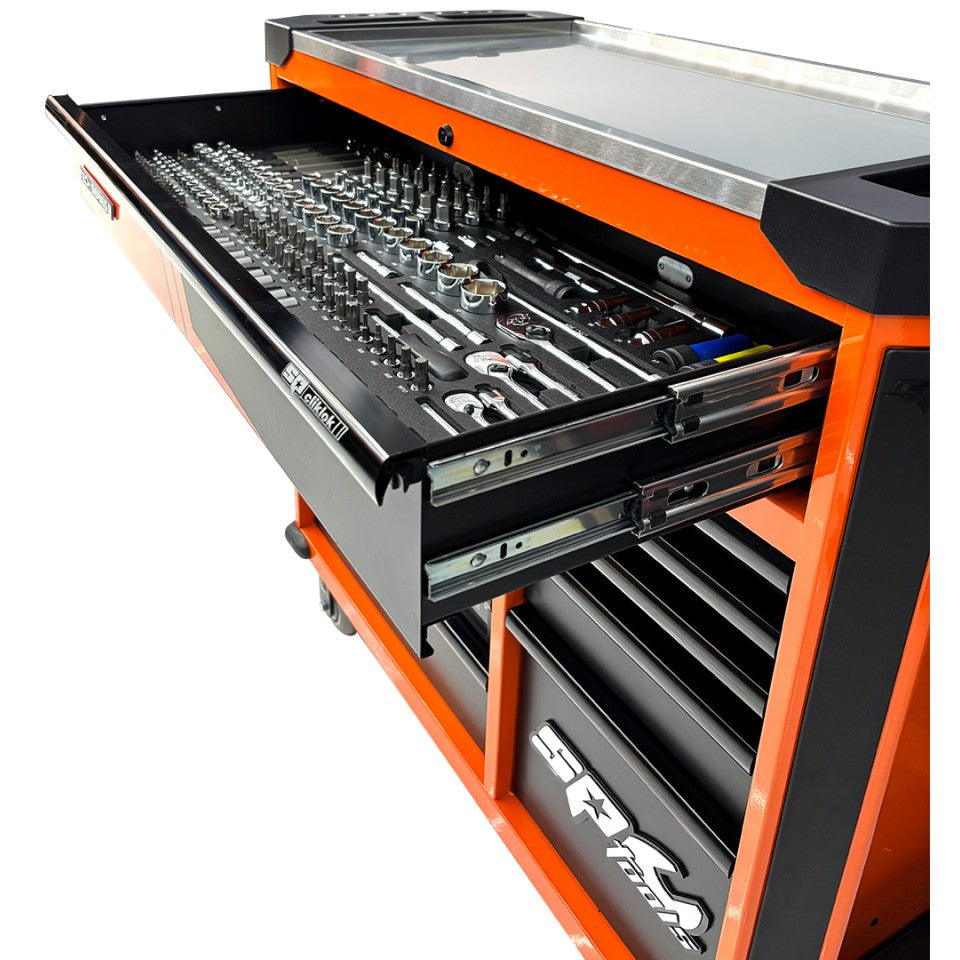 Servante XL 13 tiroirs dont 9 équipés de 455 outils TECH SERIES - EDITION LIMITEE | SP Tools
