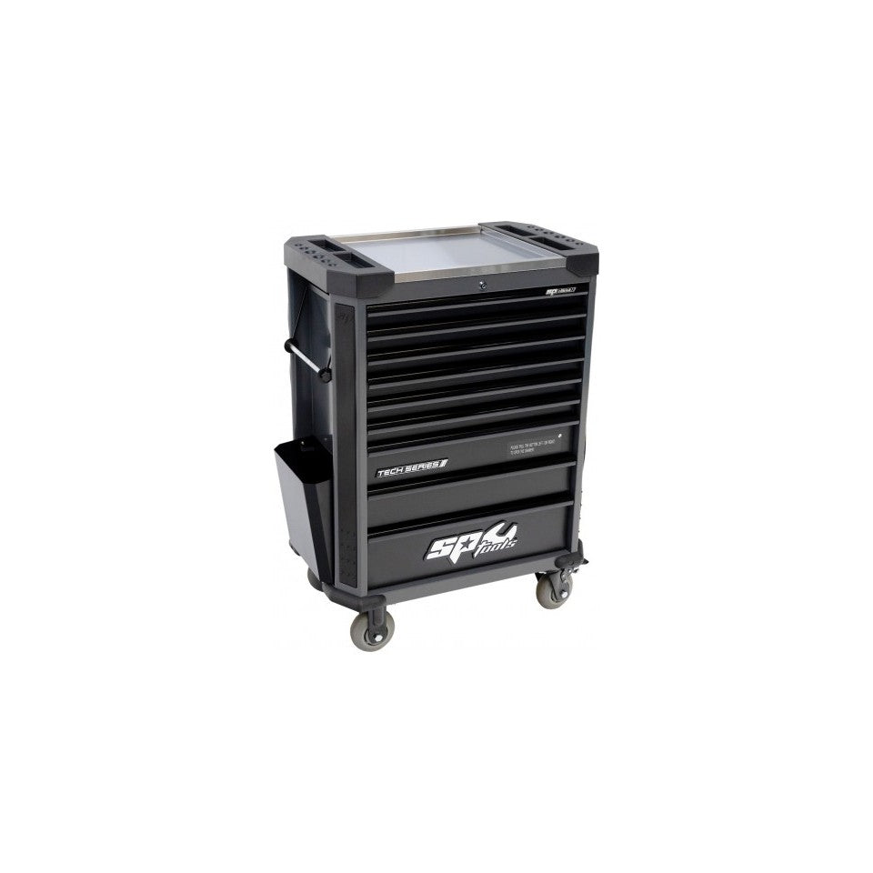 Servante 9 tiroirs dont 8 équipés de 400 outils TECH SERIES | SP Tools