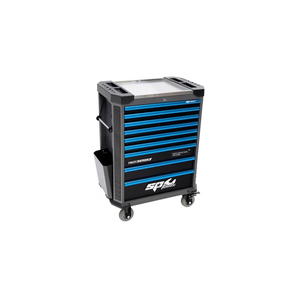 Servante 9 tiroirs dont 8 équipés de 400 outils TECH SERIES | SP Tools