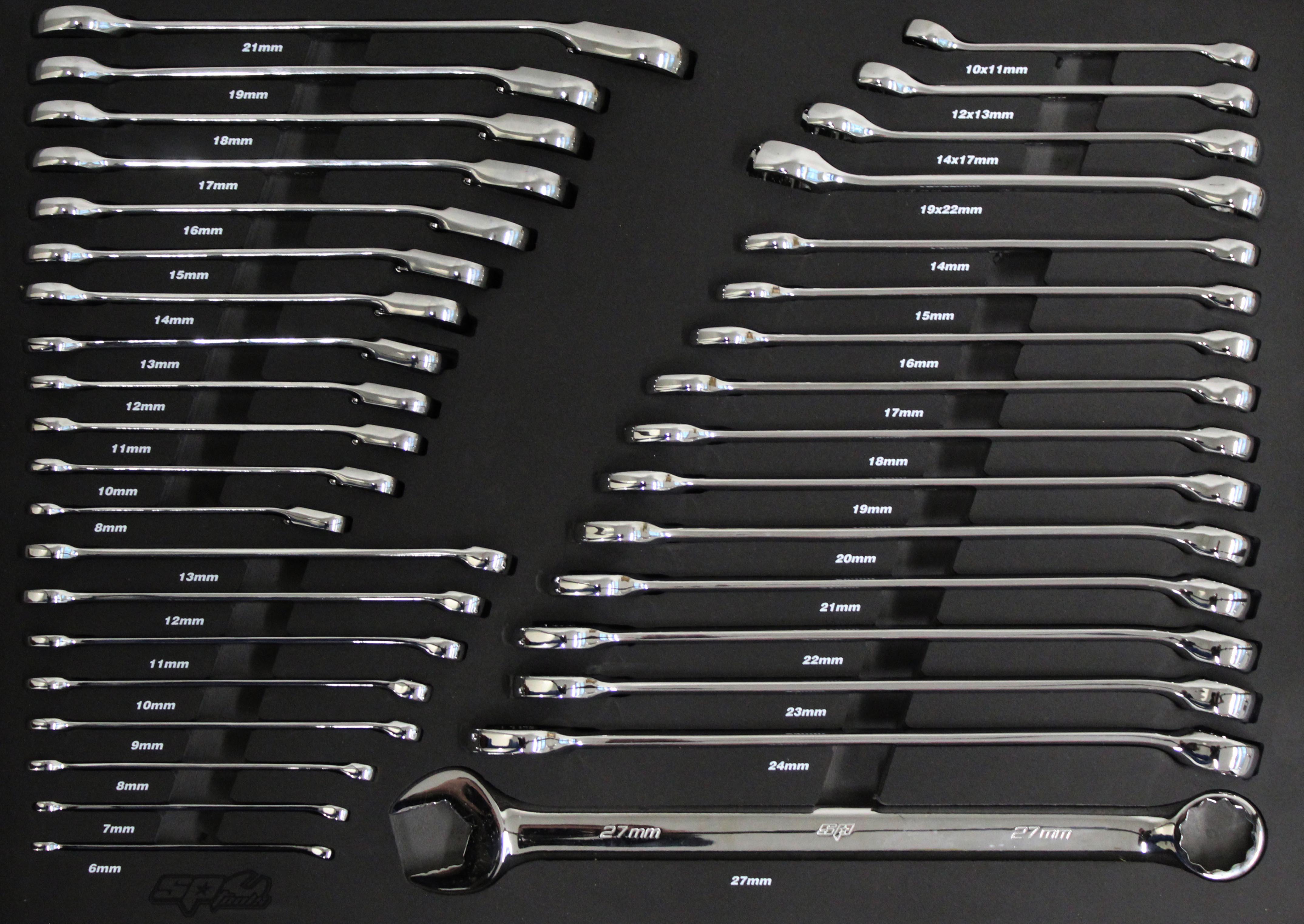 Servante XXL avec coffre 19 tiroirs équipée - 396 pièces | SP Tools