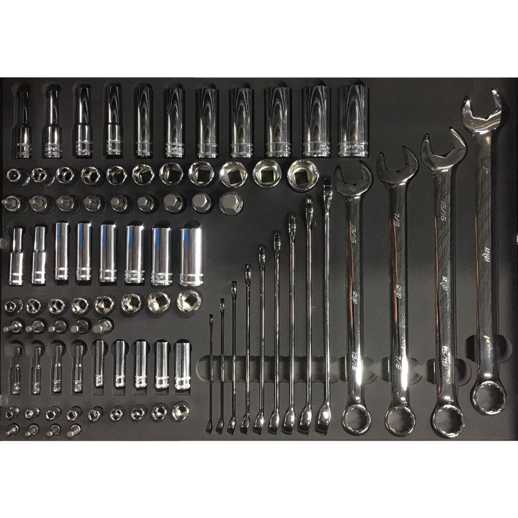 Module Douilles et clés mixtes en pouces - 88pcs (M) | SP Tools Default Title
