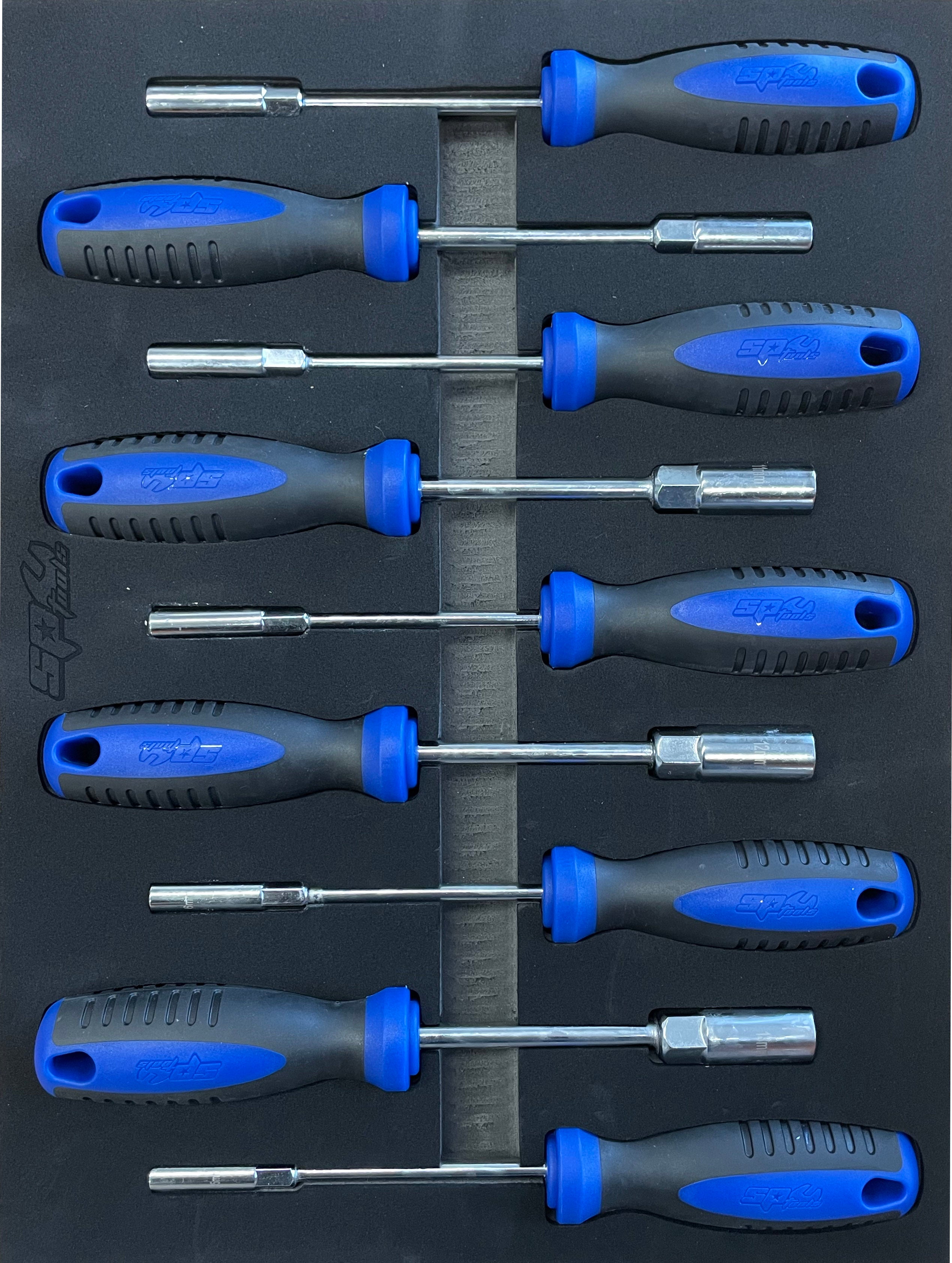 Servante XL avec coffre 18 tiroirs équipée - Noir - 445 pèces | SP Tools