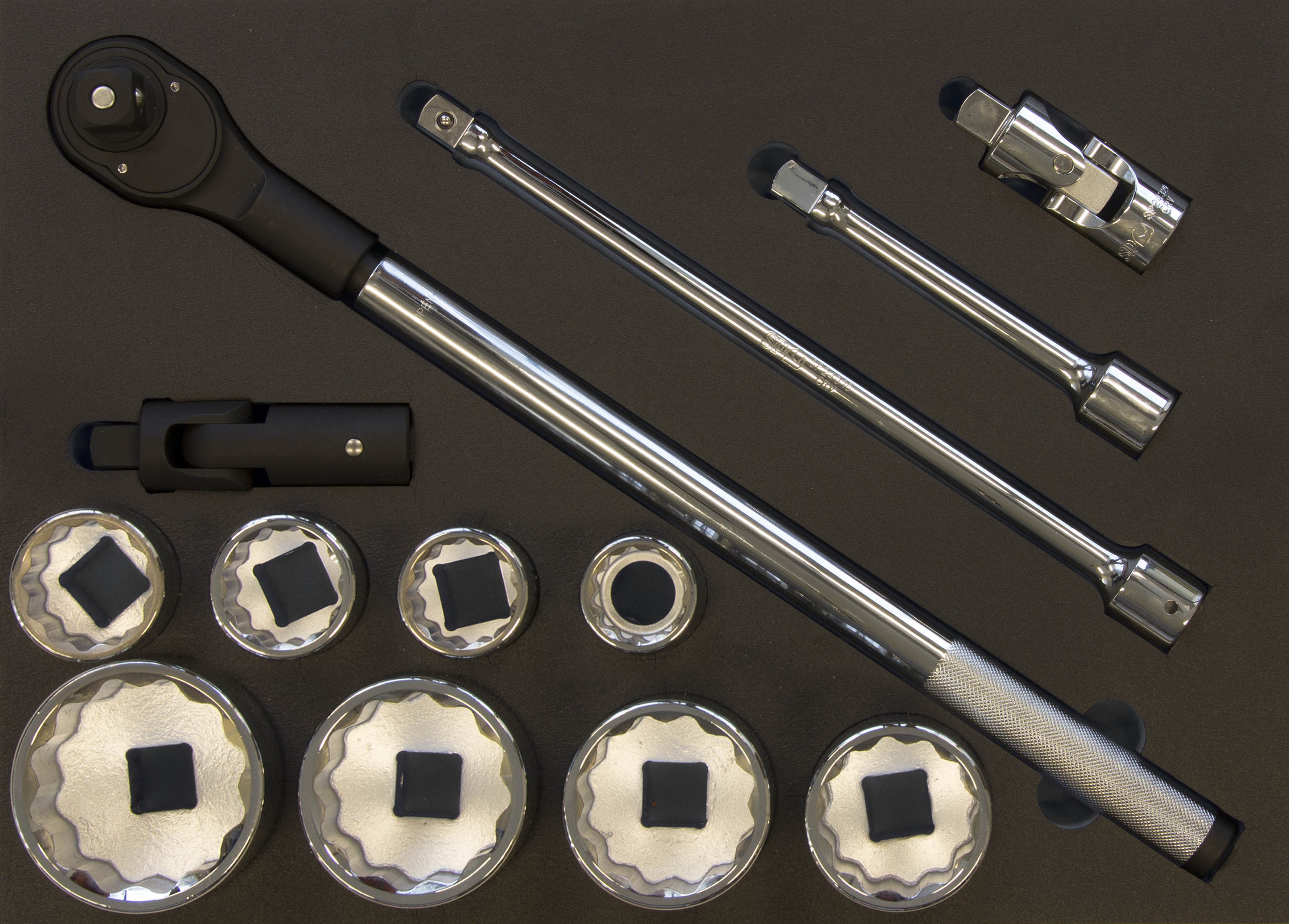 Module Douilles 1'' - 14 pièces (M) | SP Tools Default Title