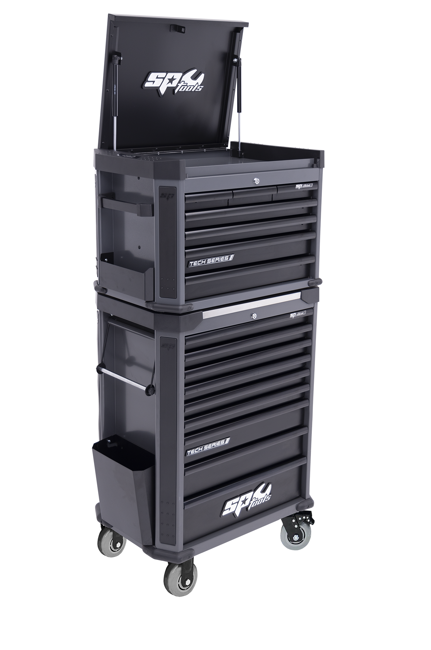 Servante avec coffre 16 tiroirs - Noir | SP Tools Default Title