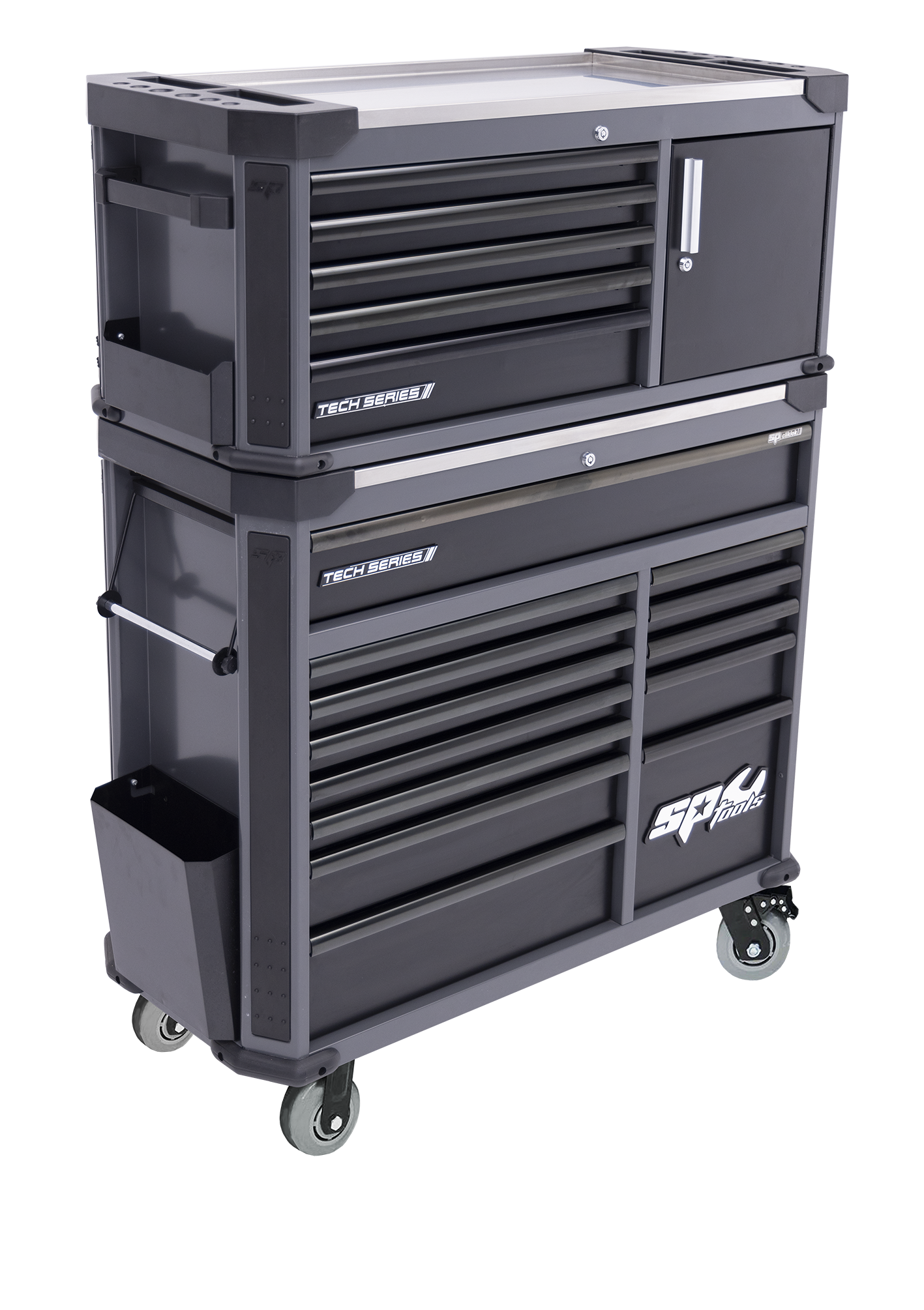 Servante XL avec coffre 18 tiroirs - Noir | SP Tools Default Title