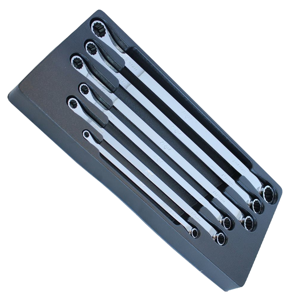 Jeu de clés polygonales longues - de 8 à 24 mm - 6 pièces | SP Tools Default Title