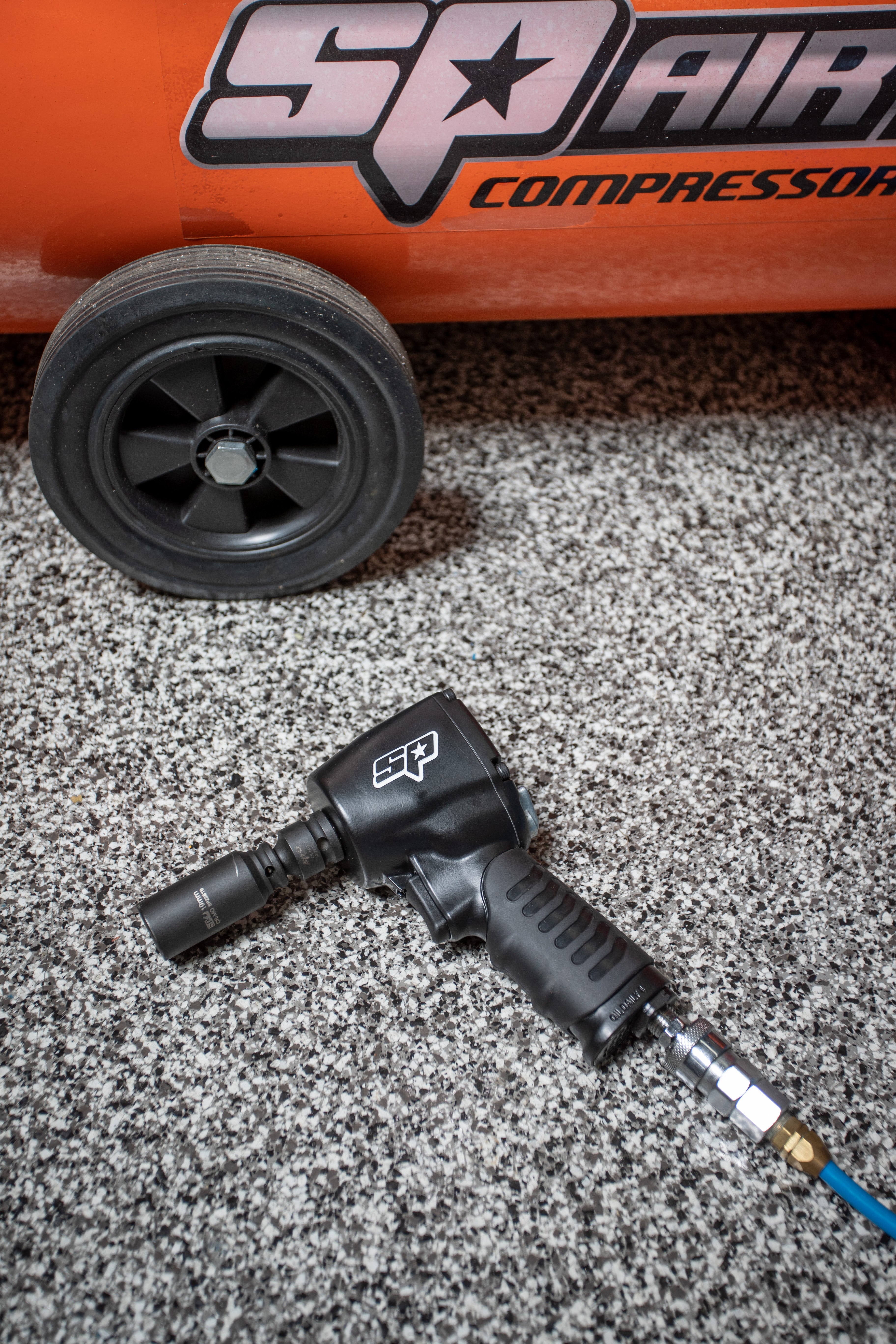 Mini clé à chocs pneumatique 1/2'' - Ultra Compacte 93 mm | SP Tools