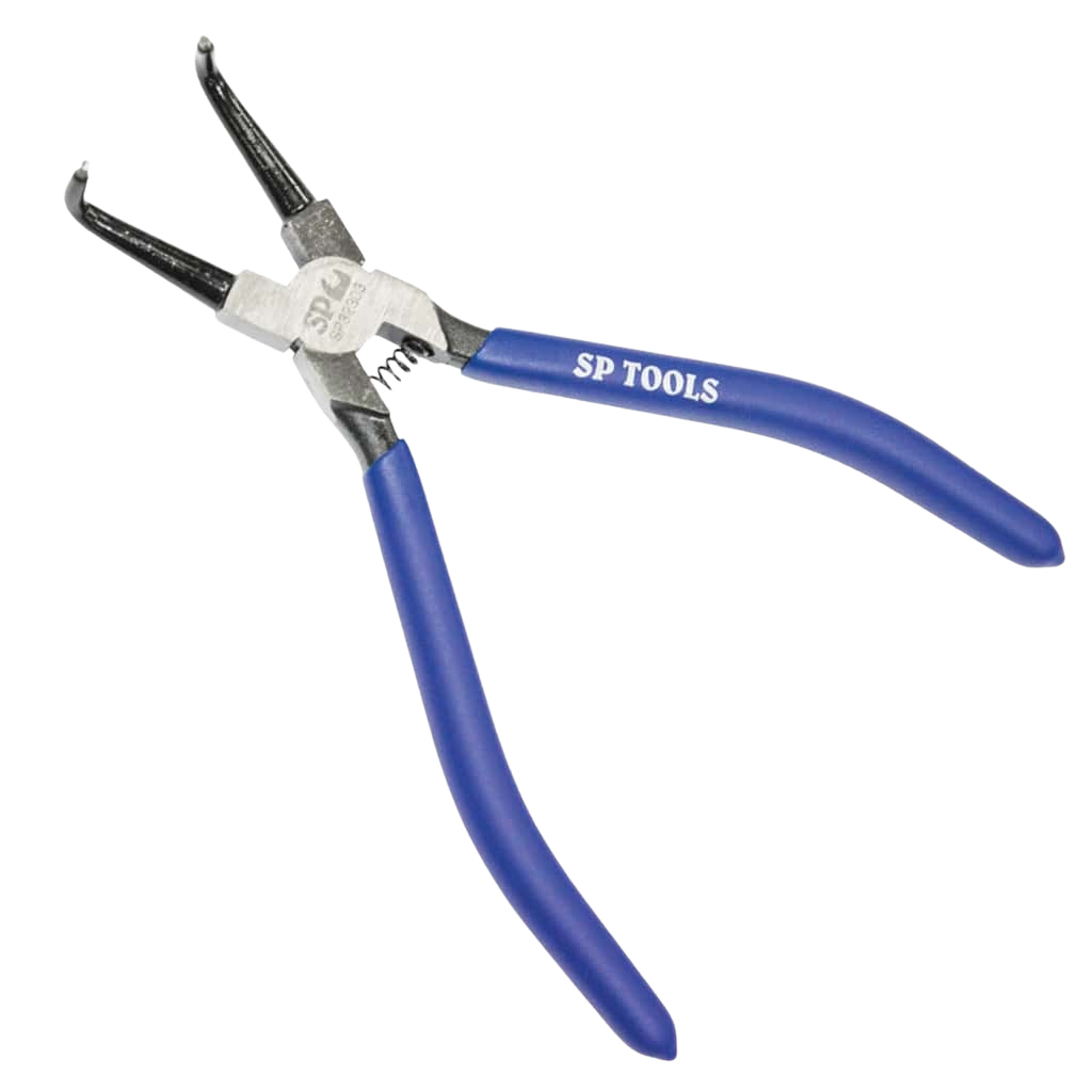 Pince Circlips coudée | SP Tools 140 mm interne