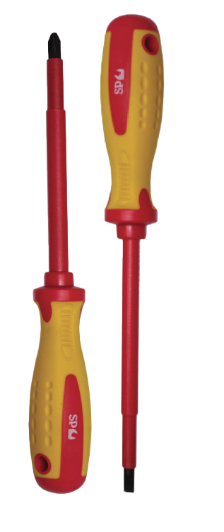 Jeu de tournevis d'éléctricien Phillips et fentes (plats) - 2 pièces | SP Tools Default Title