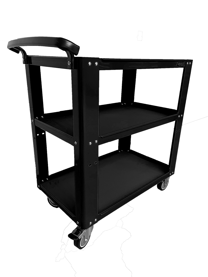 Chariot de service professionnel 3 plateaux | SP Tools