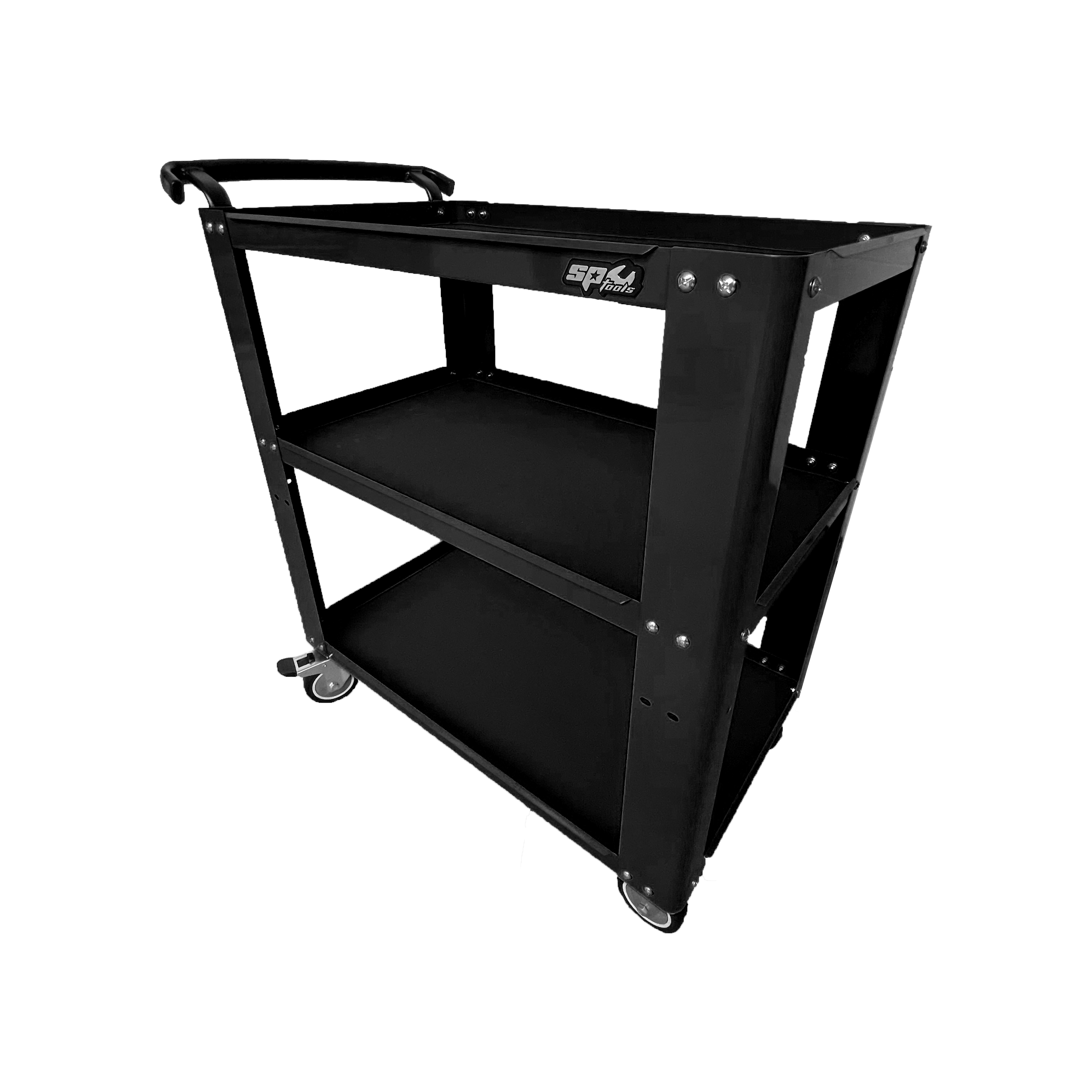 Chariot de service professionnel 3 plateaux | SP Tools