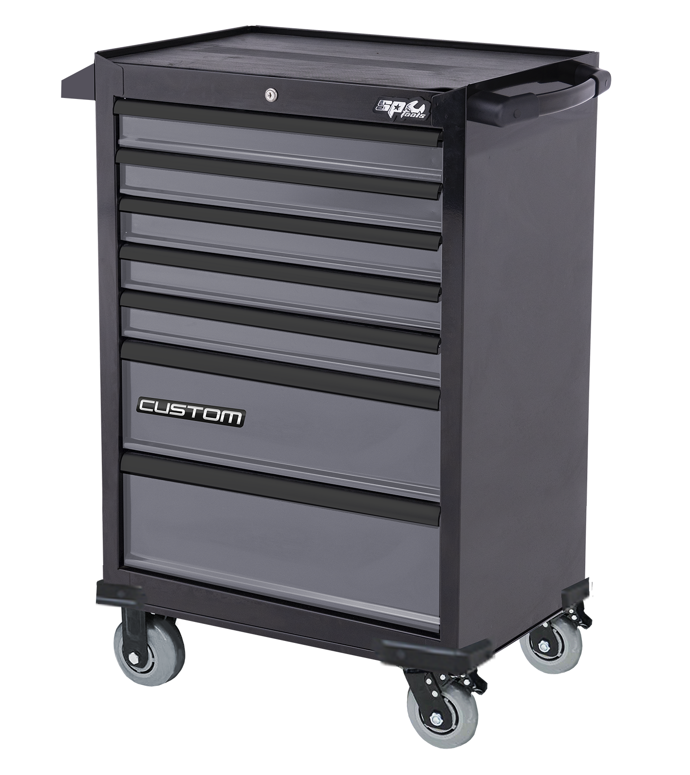 Servante 7 tiroirs | SP Tools Noir Gris