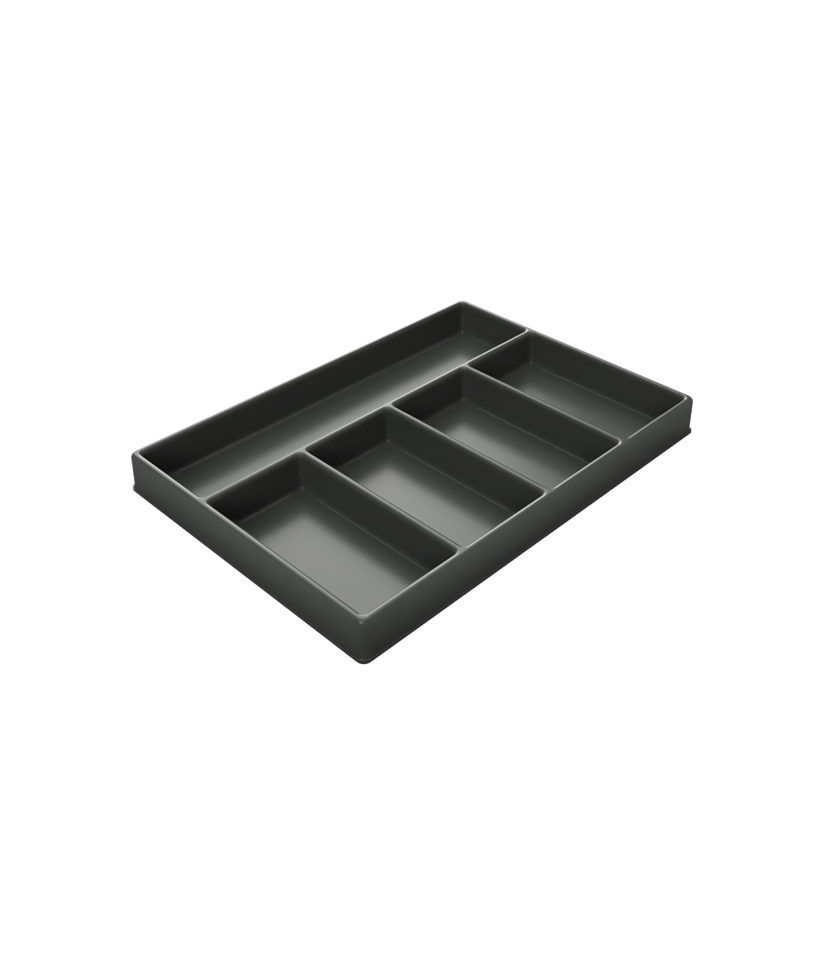 Compartiment en Polycarbonate 5 compartiments pour 1/2 tiroir | SP Tools