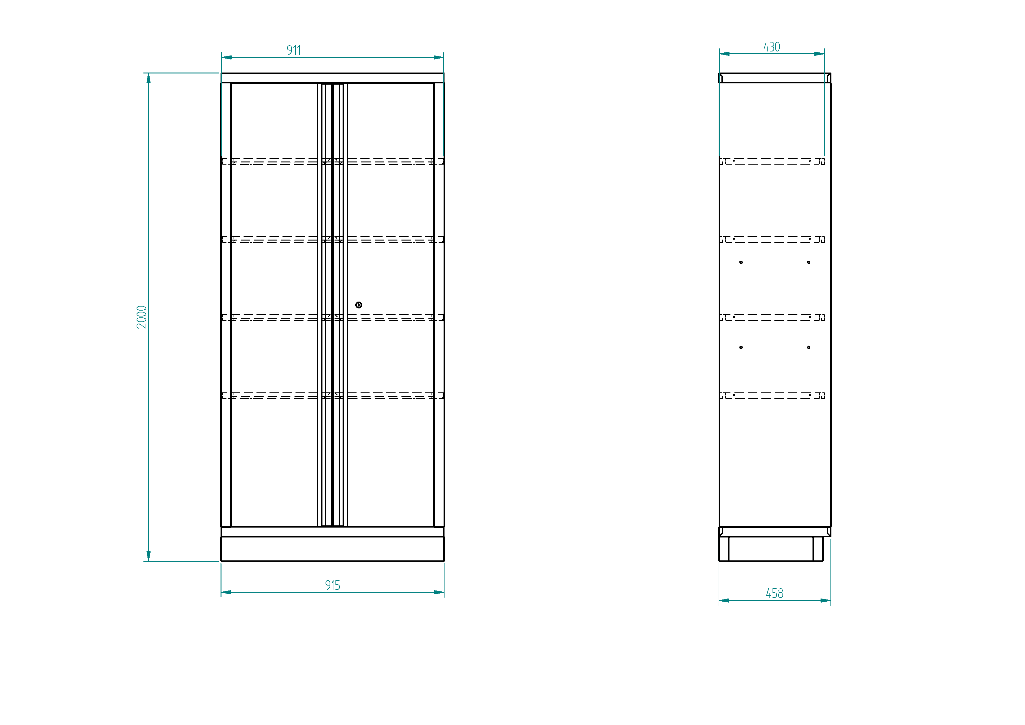Armoire haute avec double portes | SP Tools