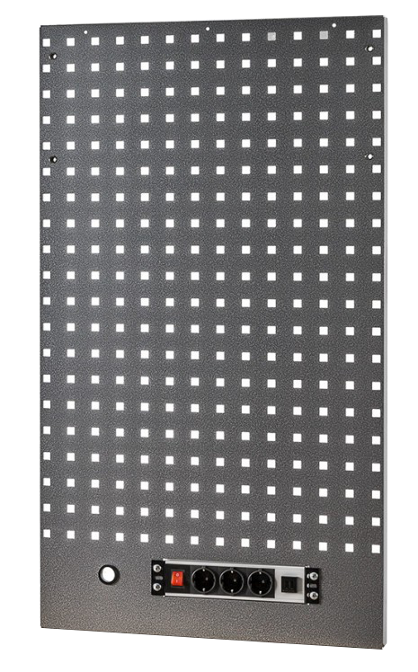 Panneau perforé pour mobilier avec alimentation éléctrique | SP Tools Default Title