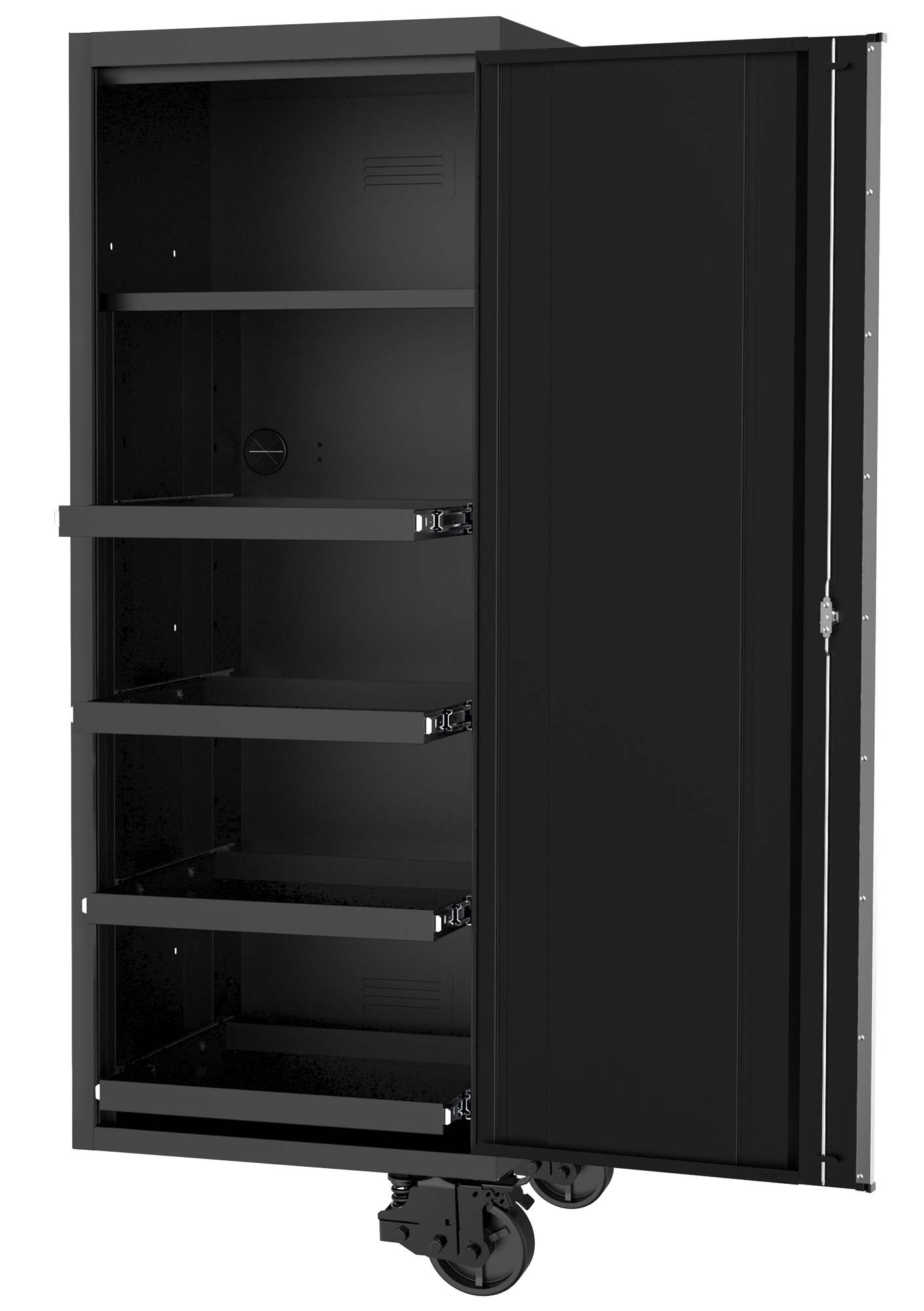 Armoire latérale noire établi mobile USA Sumo avec étagères mobiles | SP Tools Default Title