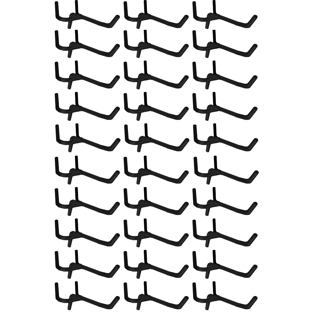Lot de 30 crochets courts pour panneau perforé pour mobilier USA | SP Tools Default Title