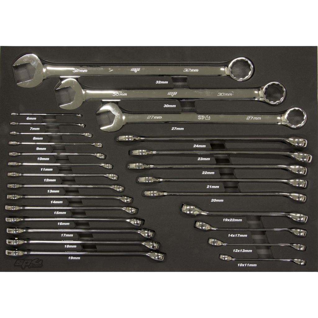 Module de clés mixtes 6 à 32mm - 26pcs (M) | SP Tools Default Title