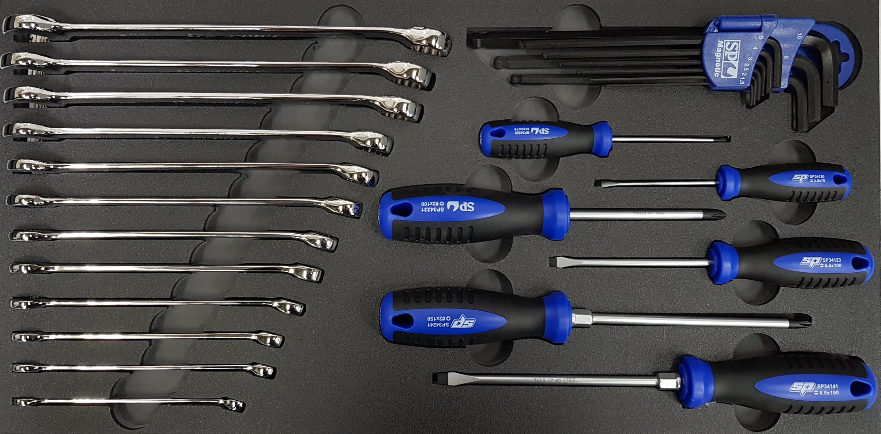 Module clés mixtes et vissage - 27pcs (XS) | SP Tools