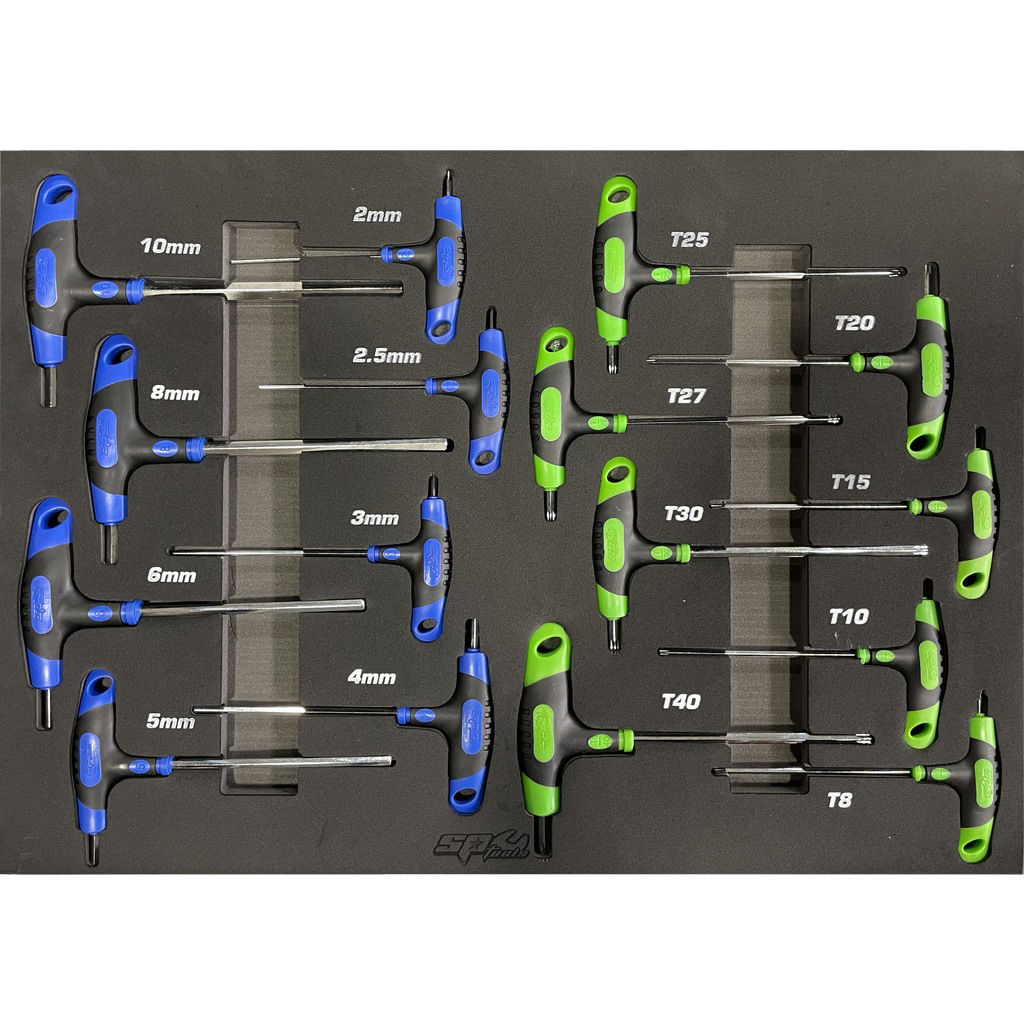 Servante 9 tiroirs équipée - 230 pièces | SP Tools