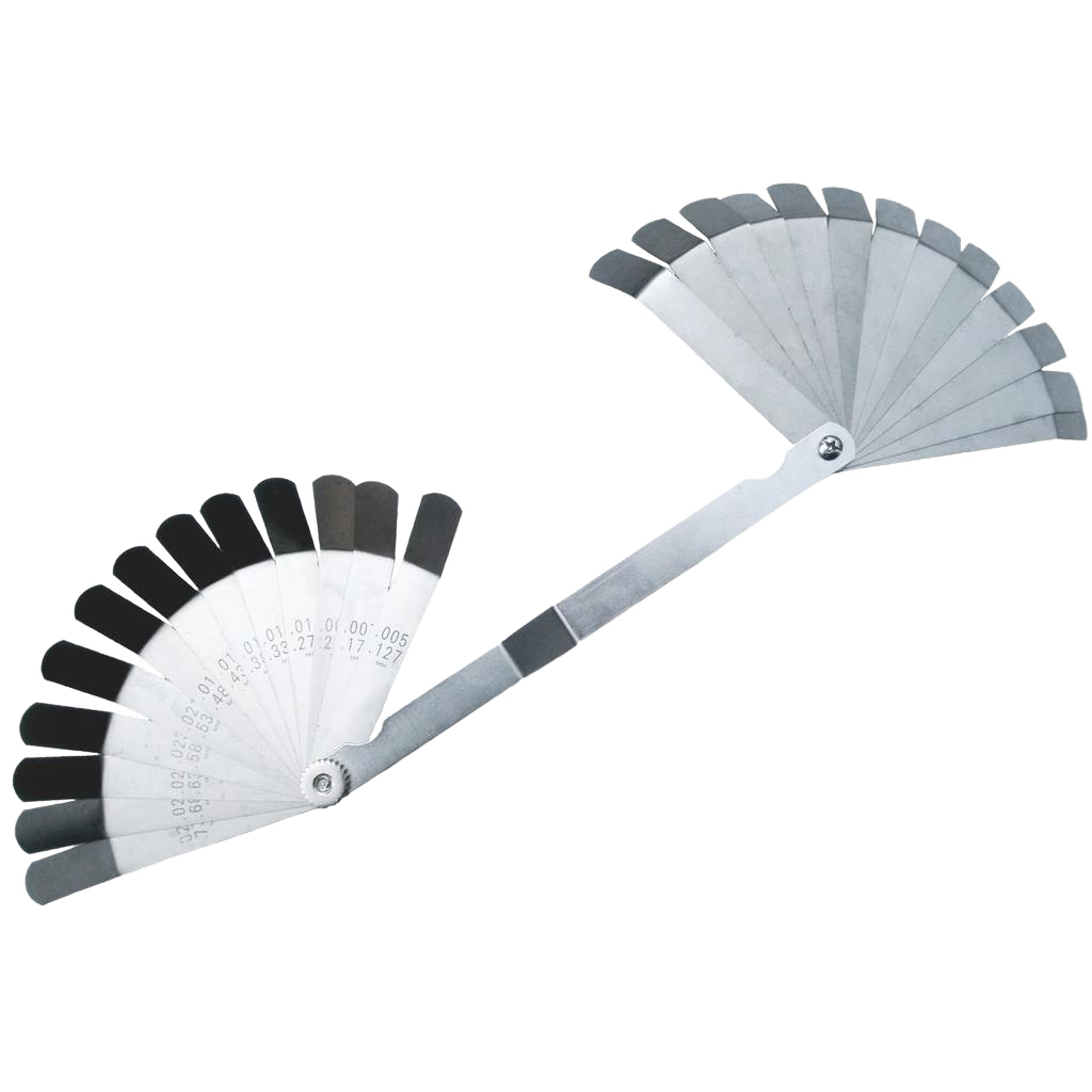 Jauges d'épaisseur décalées 26 pièces 0,127-0,762mm/0,005"-0,030" | SP Tools Default Title