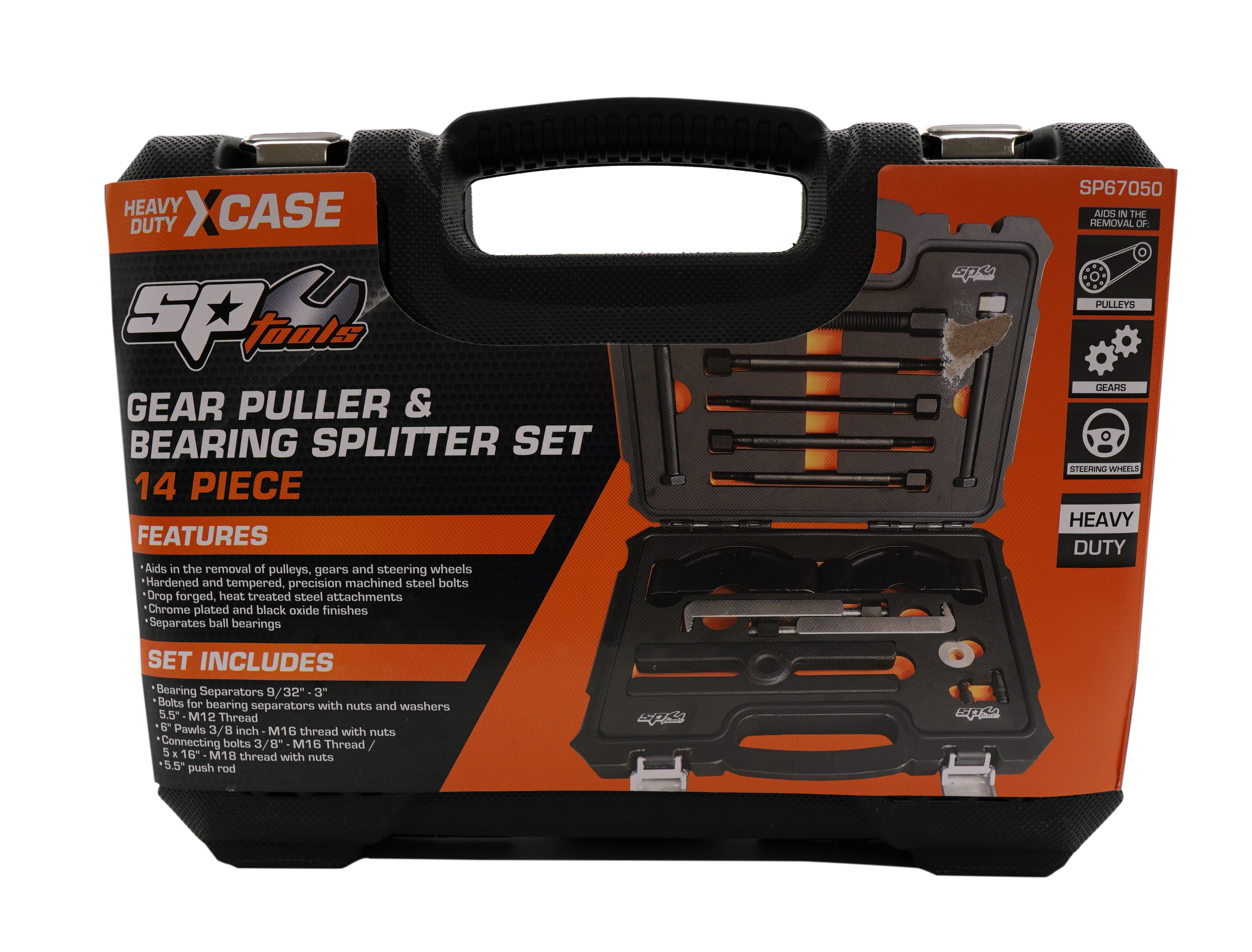 Coffret d'extracteur de roulement - 14pcs | SP Tools