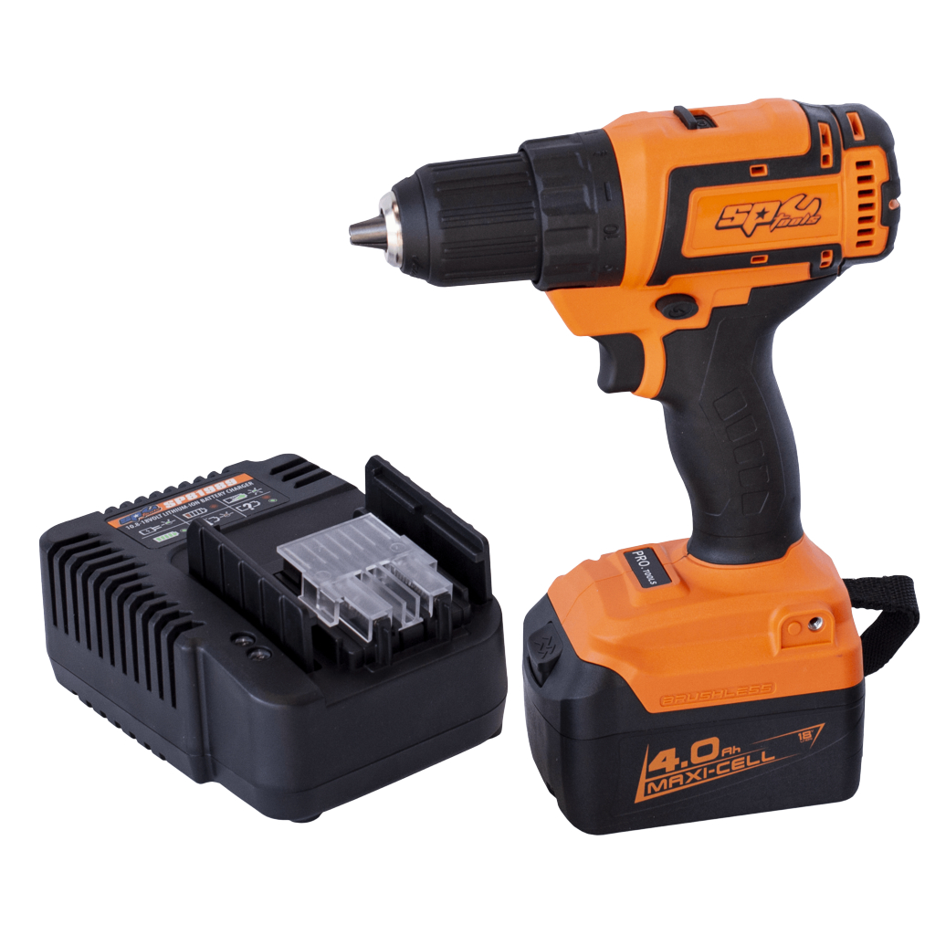 Perceuse / visseuse 18V - Brushless, 32 Nm, 2 vitesses 370 et 1570 tr/min - 1 batterie et 1 chargeur inclus | SP Tools Default Title