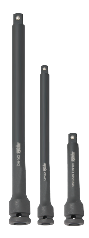 Jeu de rallonge à chocs 3/8'' - 75 - 150 - 250 mm - 3 pièces | SP Tools Default Title