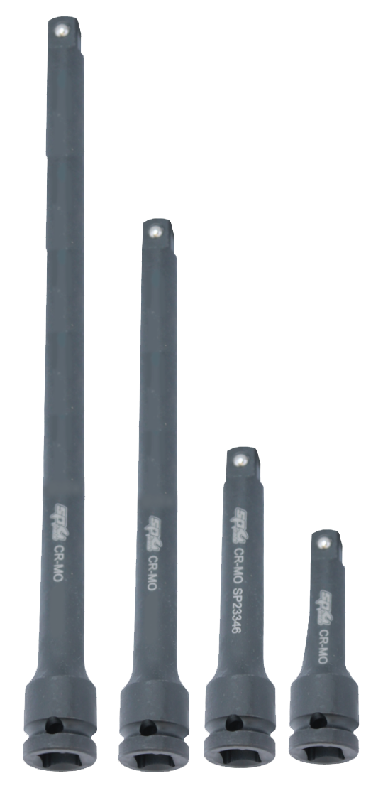 Jeu de rallonge à chocs 1/2'' - de 75 à 300 mm - 4 pièces | SP Tools Default Title