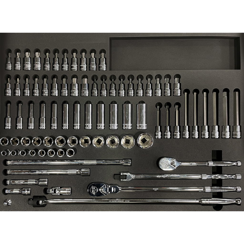 Établi mobile professionnel 13 tiroirs équipé - Noir - 610 pièces | SP Tools