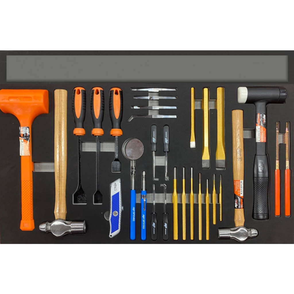 Établi mobile professionnel 21 tiroirs équipé - Noir - 633 pièces | SP Tools