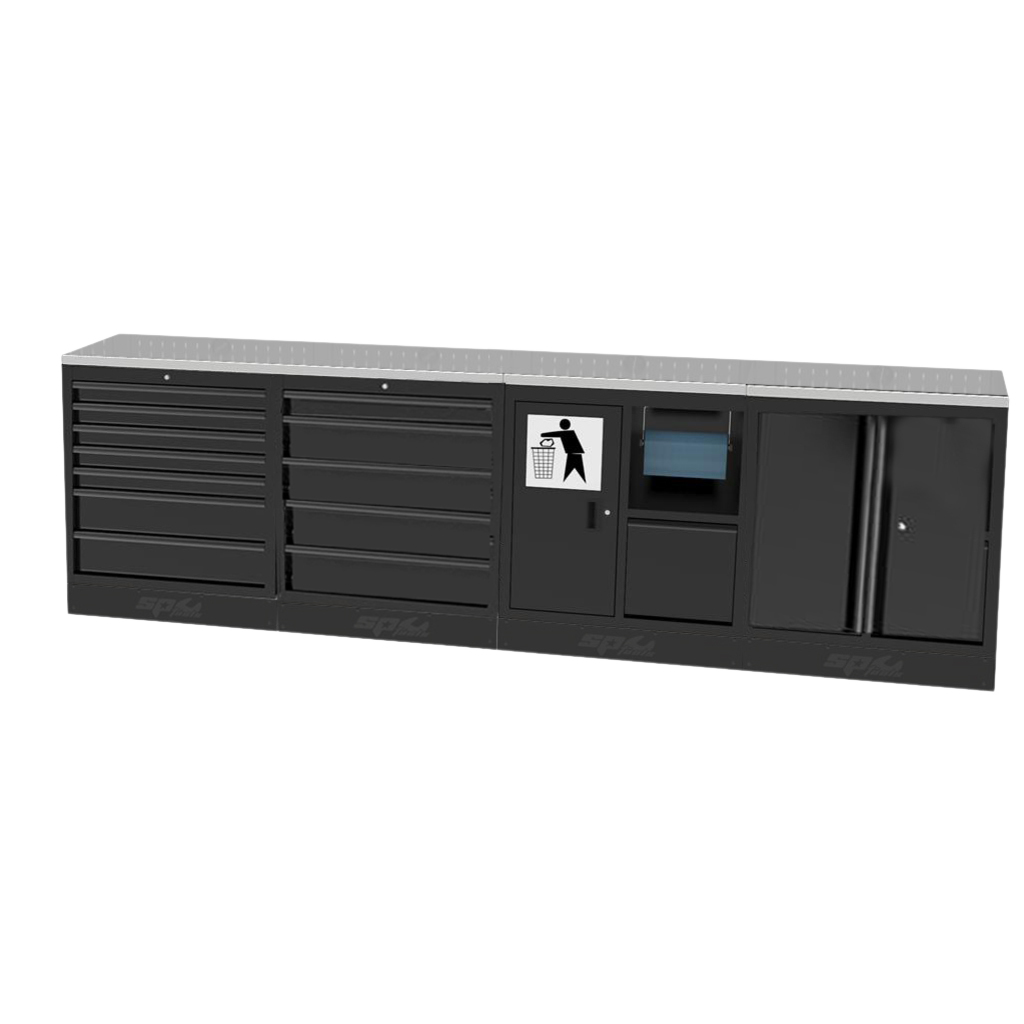 Établi 4 modules USA | SP Tools Inox