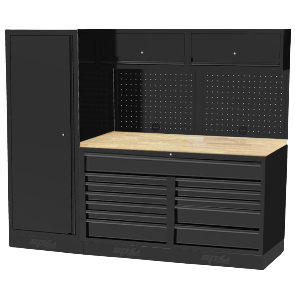 Composition modules double et armoire 1 porte USA | SP Tools Bois