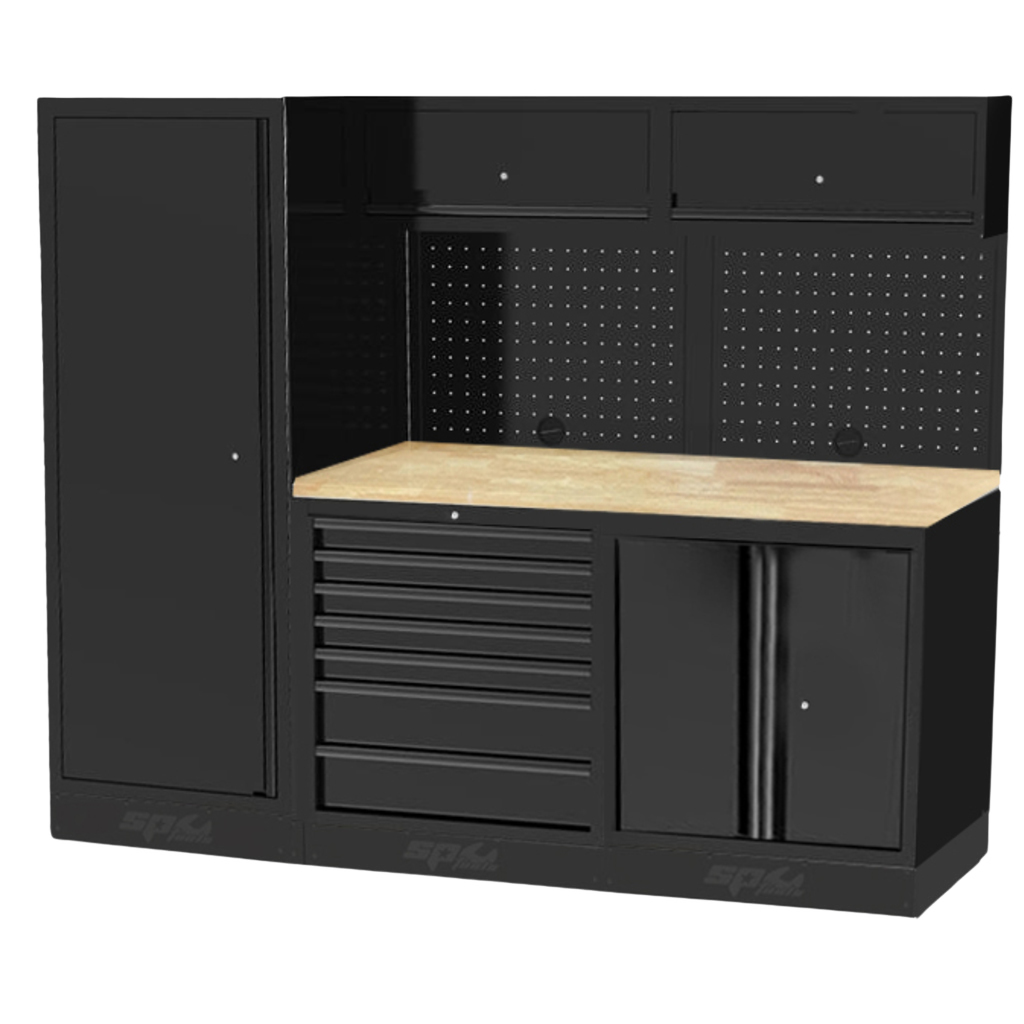 Composition 2 modules et armoire 1 porte USA | SP Tools Bois
