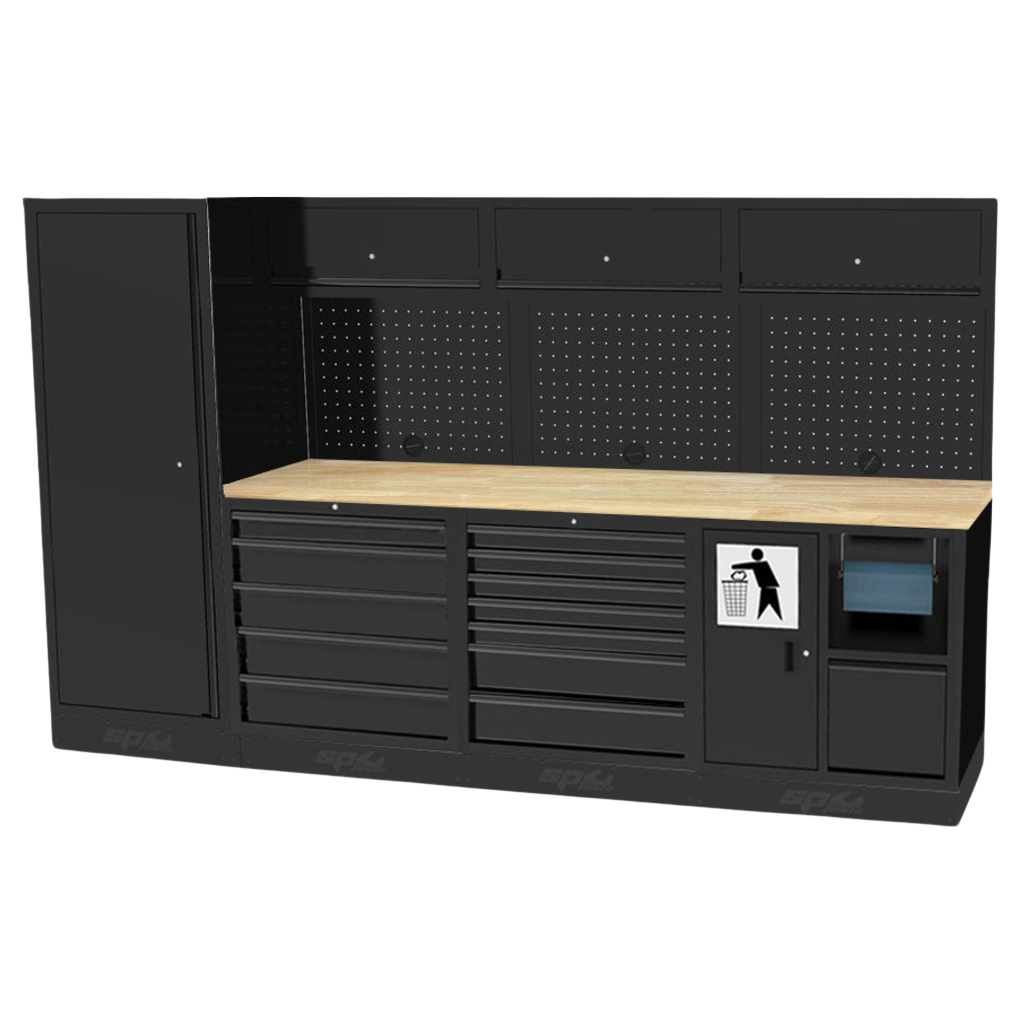 Composition 3 modules armoires hautes et armoire 1 porte USA | SP Tools Bois