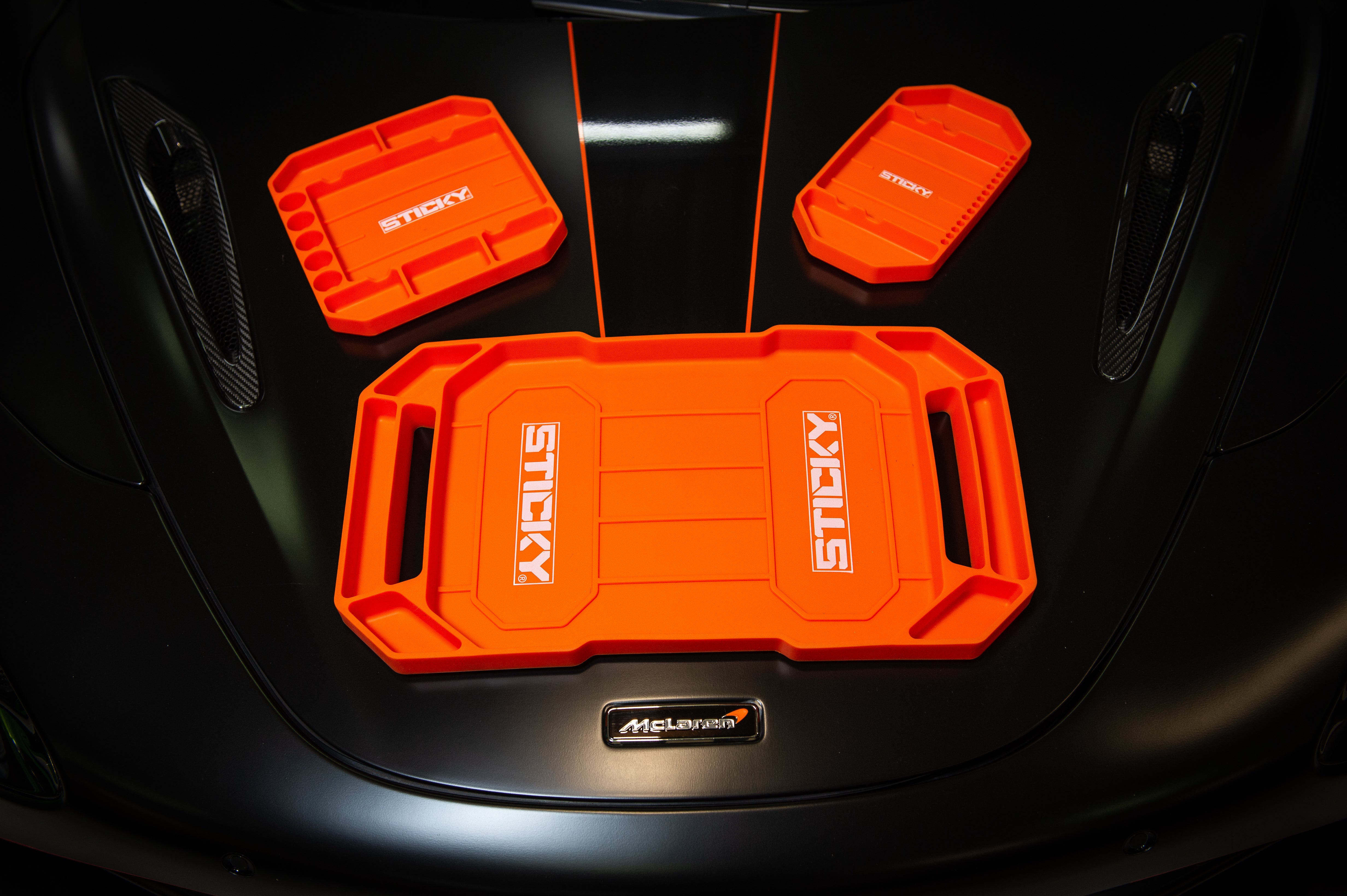 Plateau souple orange set de 2 pièces | SP Tools