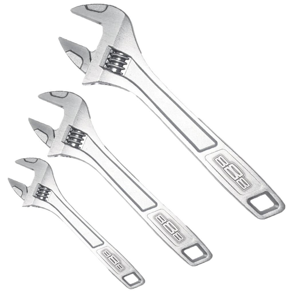 Jeu de clés à molette - 150 - 200 - 250 mm | SP Tools Default Title