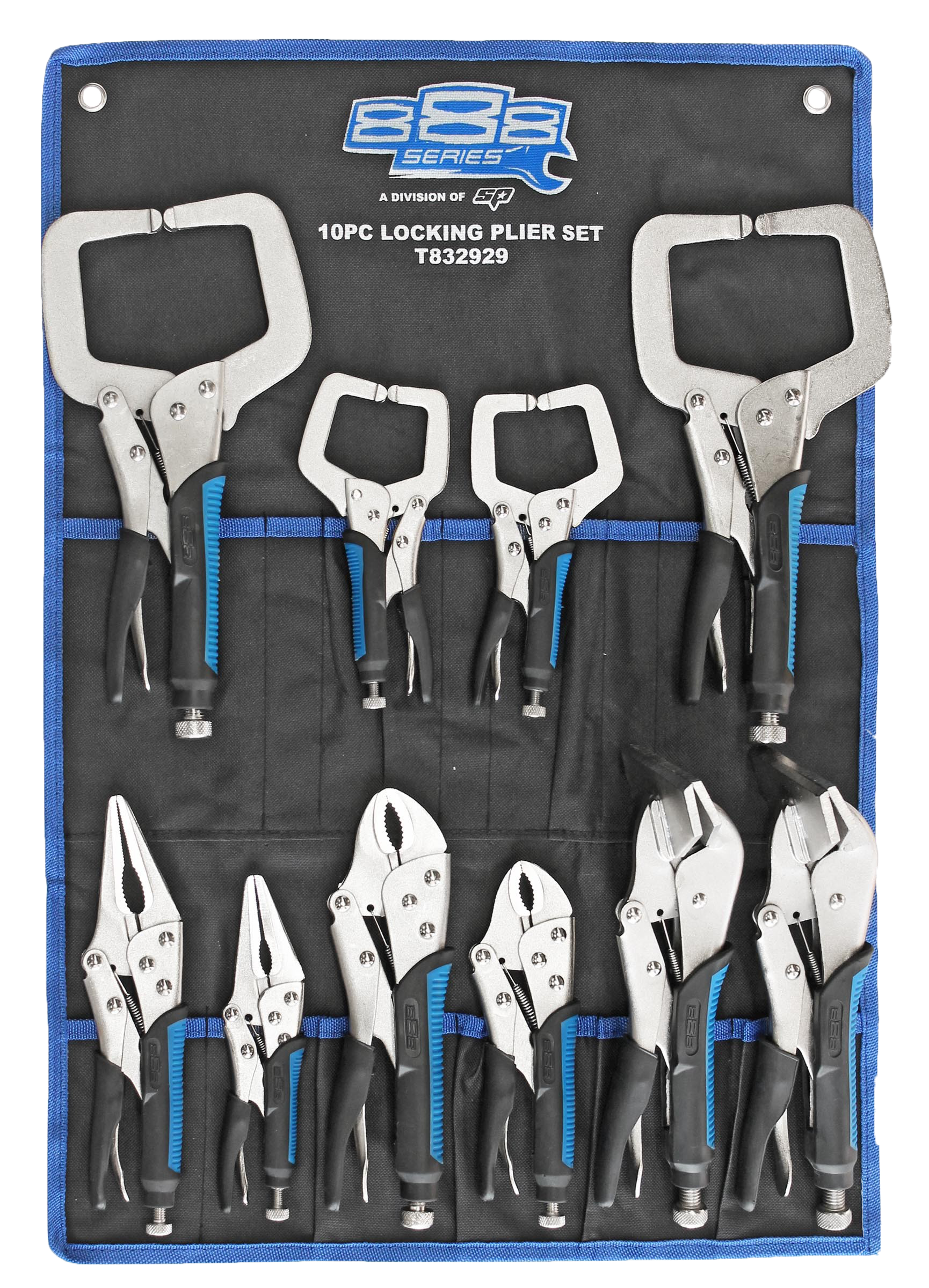 Lot de pinces professionnelles - 10 pièces | SP Tools Default Title