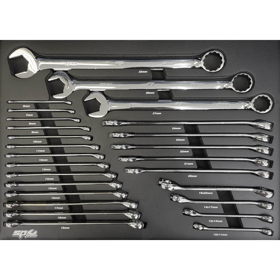 Servante XL Experts 19 tiroirs dont 11 équipés de 411 outils TECH SERIES + TopBox | SP Tools