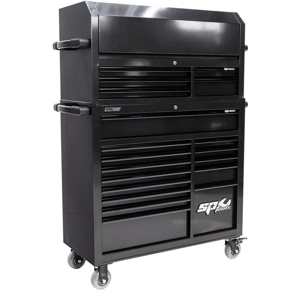 Servante XL Experts 19 tiroirs dont 11 équipés de 411 outils TECH SERIES + TopBox | SP Tools