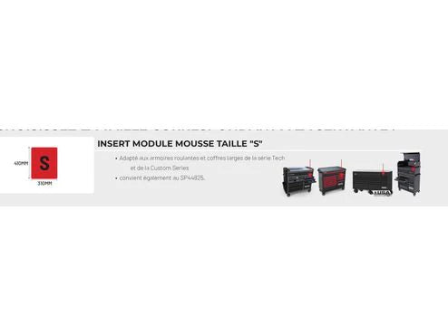 Servante XL 14 tiroirs dont 10 équipés de 464 outils CUSTOM SERIES Noire | SP Tools