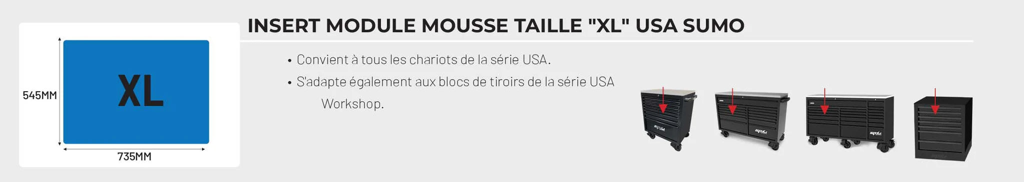 Module frappe, limes, brosses - 44 pièces (XL) | SP Tools