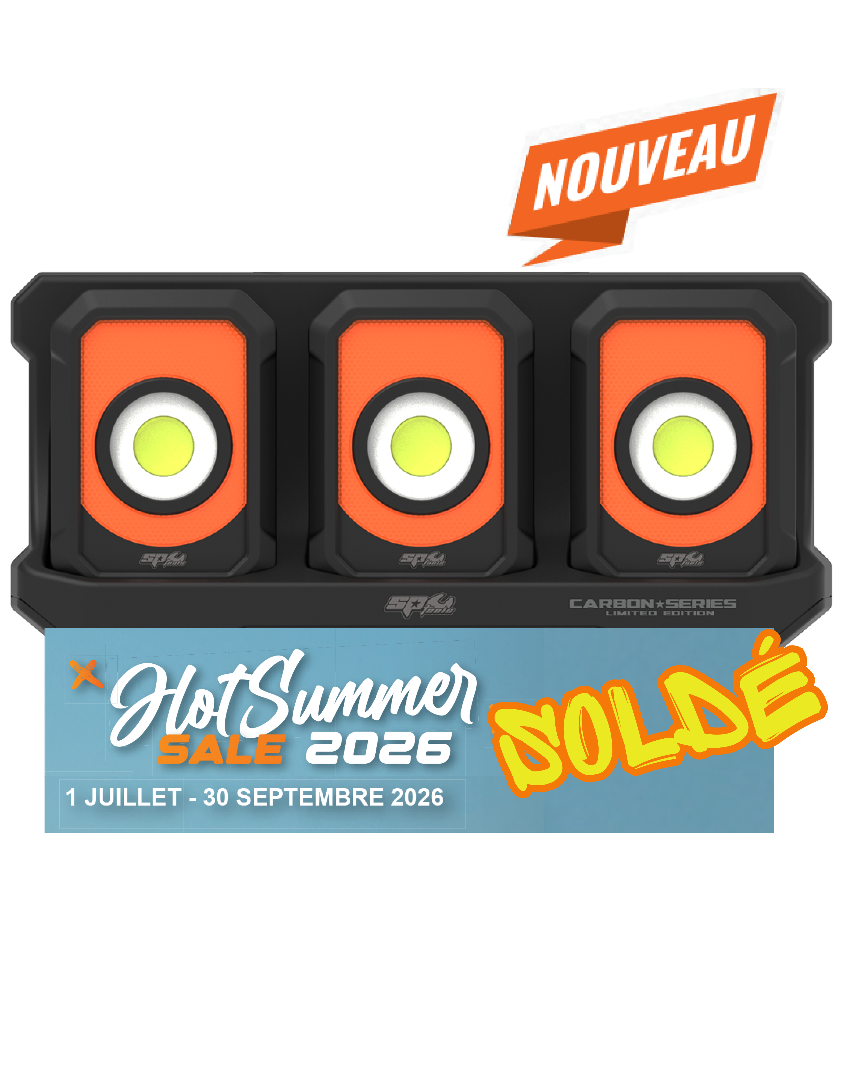 Lampes de travail avec station de charge | SP Tools | SP81498