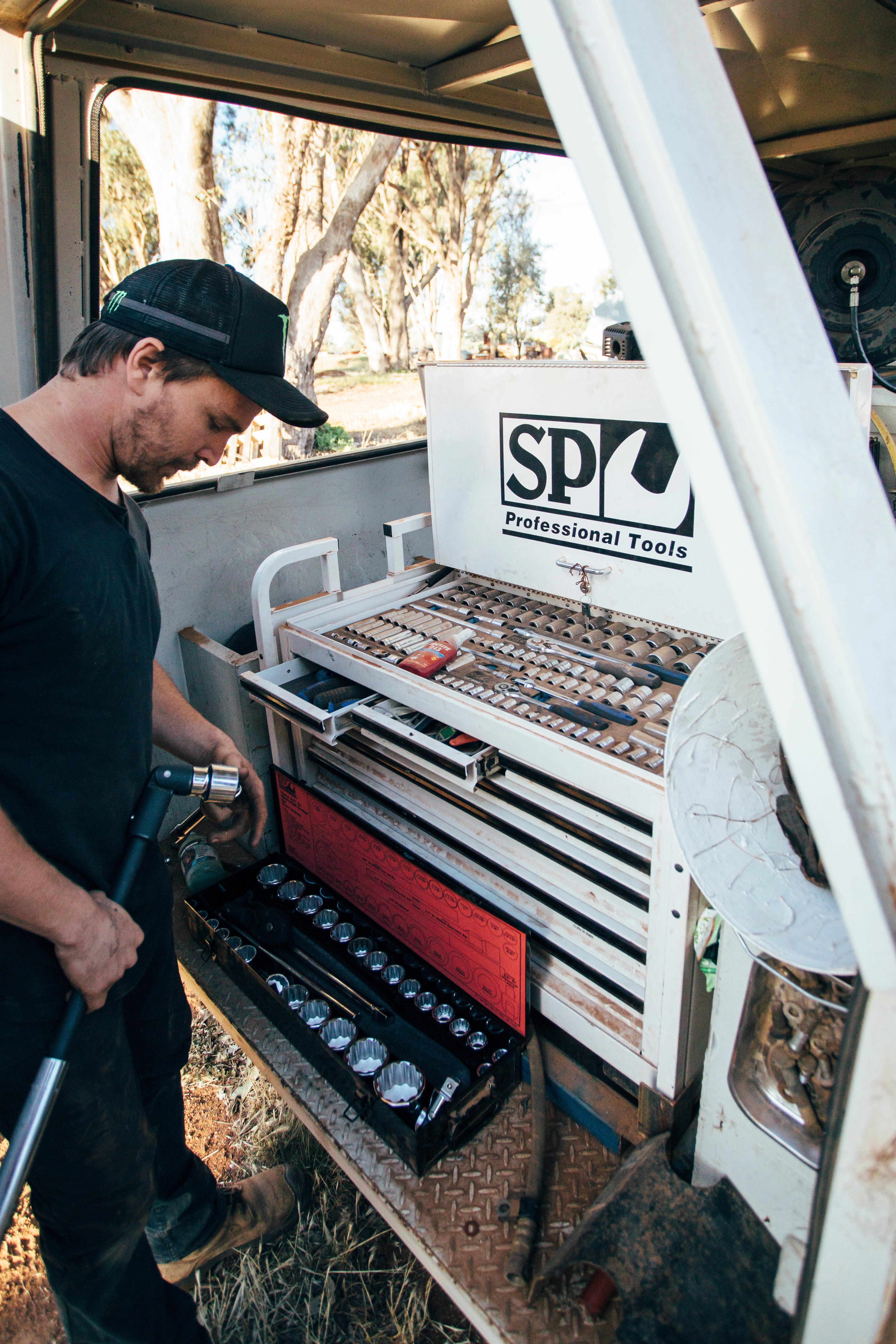 TopBox off road blanc 7 tiroirs  | SP Tools | SP40321