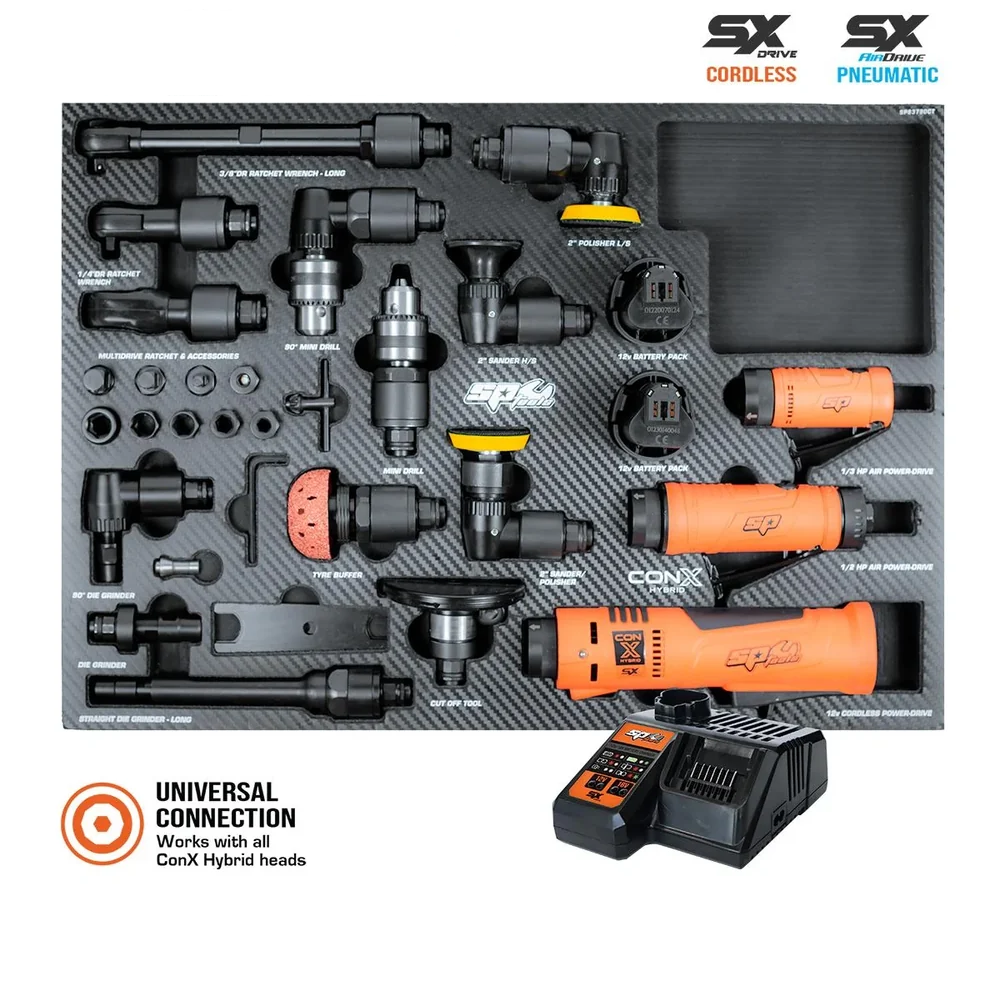 CONX HYBRID SYSTEM - Module Master complet 13 têtes, 3 bases | SP Tools | SP83790