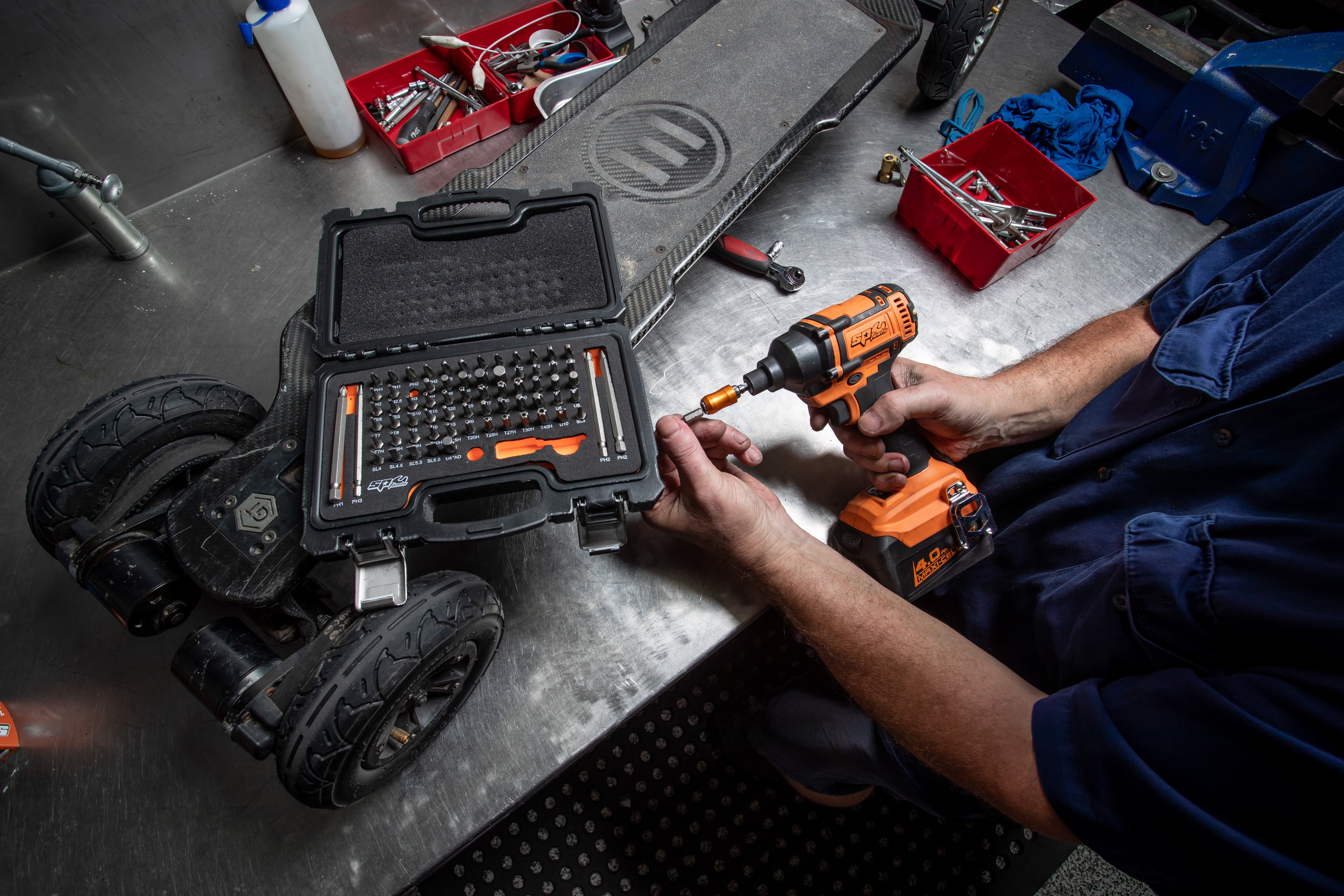 Coffret embouts 1/4" et porte embouts - 71 pièces | SP Tools | SP39511