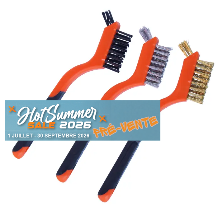 Assortiment de brosses 180mm - 3 pièces | SP Tools | SP30890