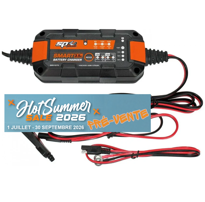 Chargeur de batterie et maintien de charge 3,5 Amp | SP Tools | SP61075
