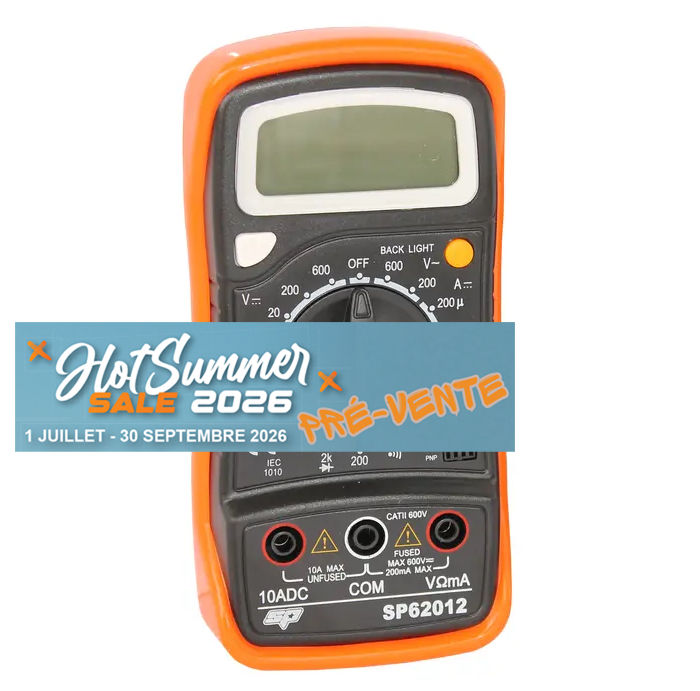 Multimètre numérique simple multifonctions | SP Tools | SP62012