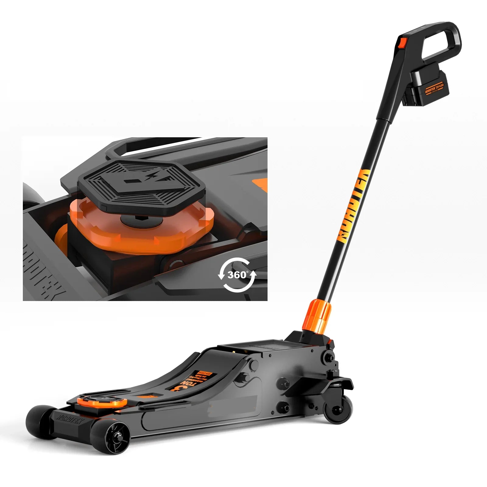 Cric électrique profil bas, 3 tonnes